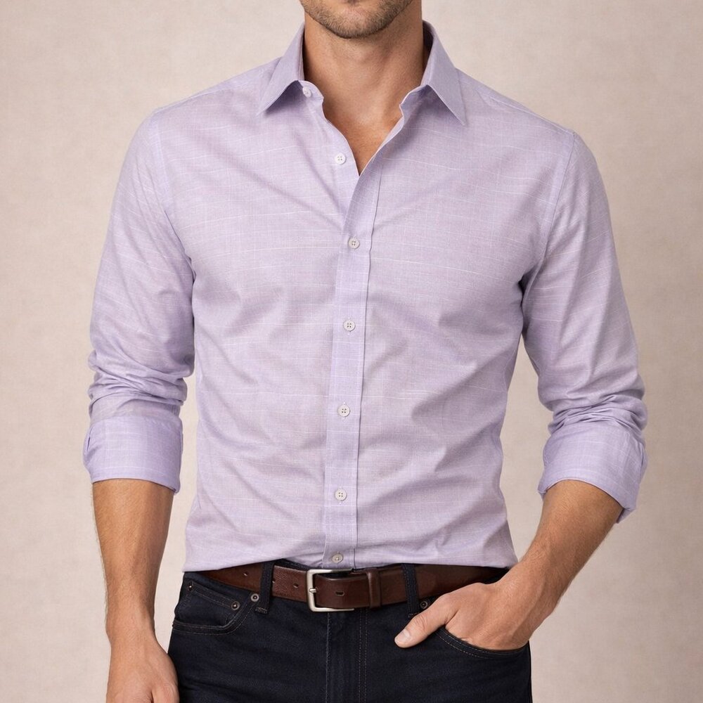 Apt 9 dress buttion down shirt size M slim ft